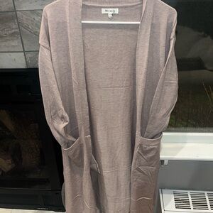 Women's Open Front Cardigan - Light Purple